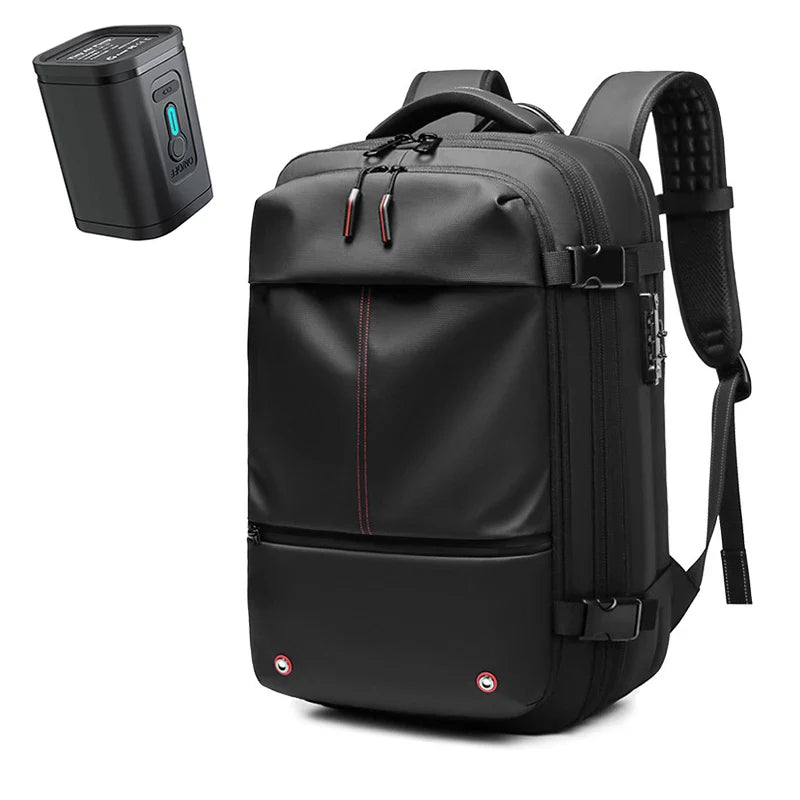 Mochila de Viagem com Cadeado e Compressão a Vácuo - Trezzi™
