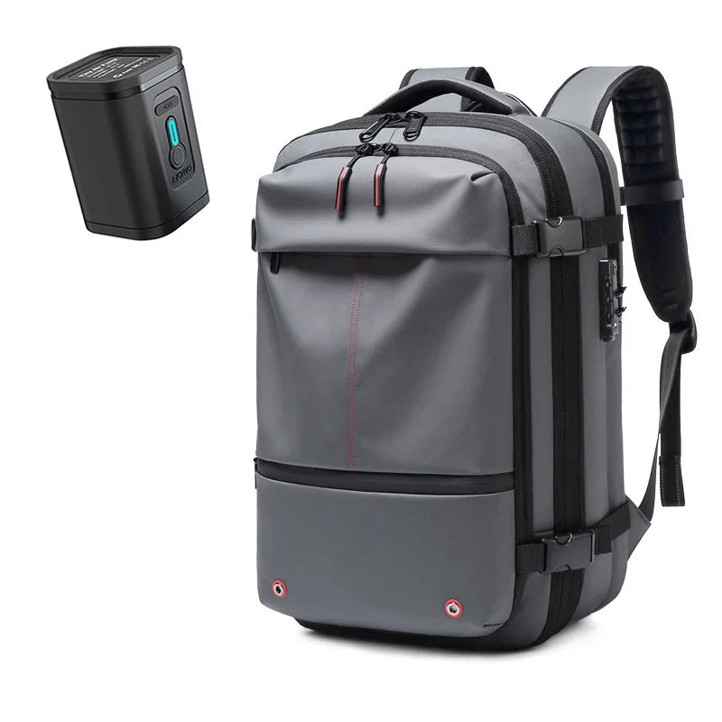 Mochila de Viagem com Cadeado e Compressão a Vácuo - Trezzi™