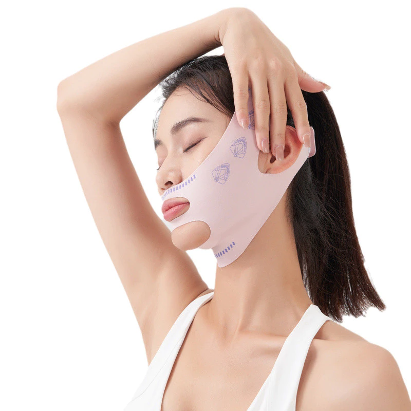 Máscara de Contorno Facial [Suaviza Rugas, Papada e Modela o Rosto]